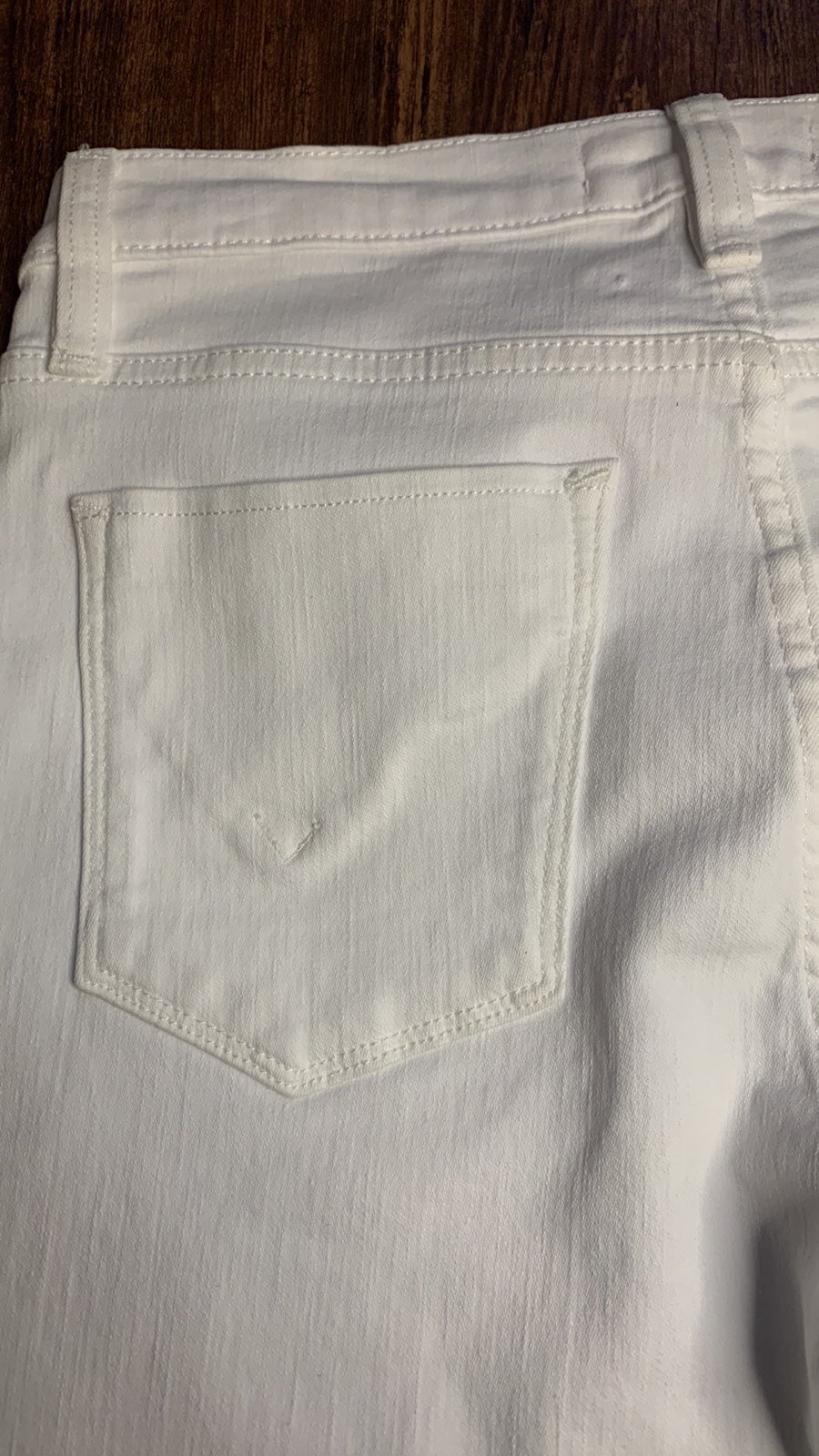 Hudson NIco White Jeans 26