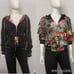 NWT WOMEN REVERSIBLE TRACKSUIT 2pc SET JACKET/PANTS LOUGEWEAR DOUBLE-SIDED HOOD