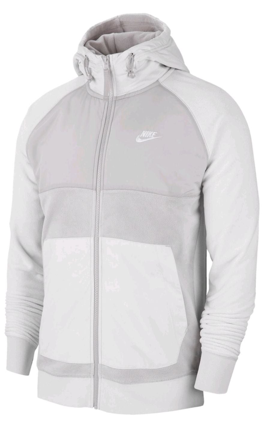 Men's Nike Full Zip Hoodie Gray XL