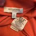 BURBERRY MENS POLO SHIRT ORANGE SIZE L