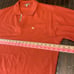 BURBERRY MENS POLO SHIRT ORANGE SIZE L