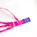 Ladies Neon Pink Purple Lingerie Set women's bra thong intimates