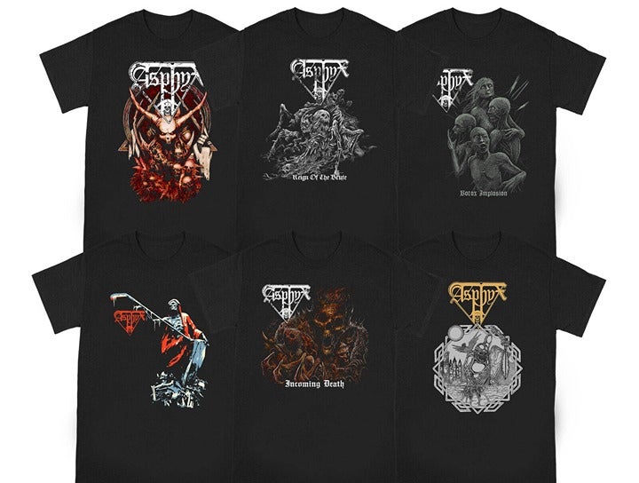 Bundle -Embrace the Death Asphyx TEE All Best Collection 2023 S-2XL T-Shirt