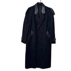American Male Men’s Coat sz XL Heavy Wool Leather Overcoat