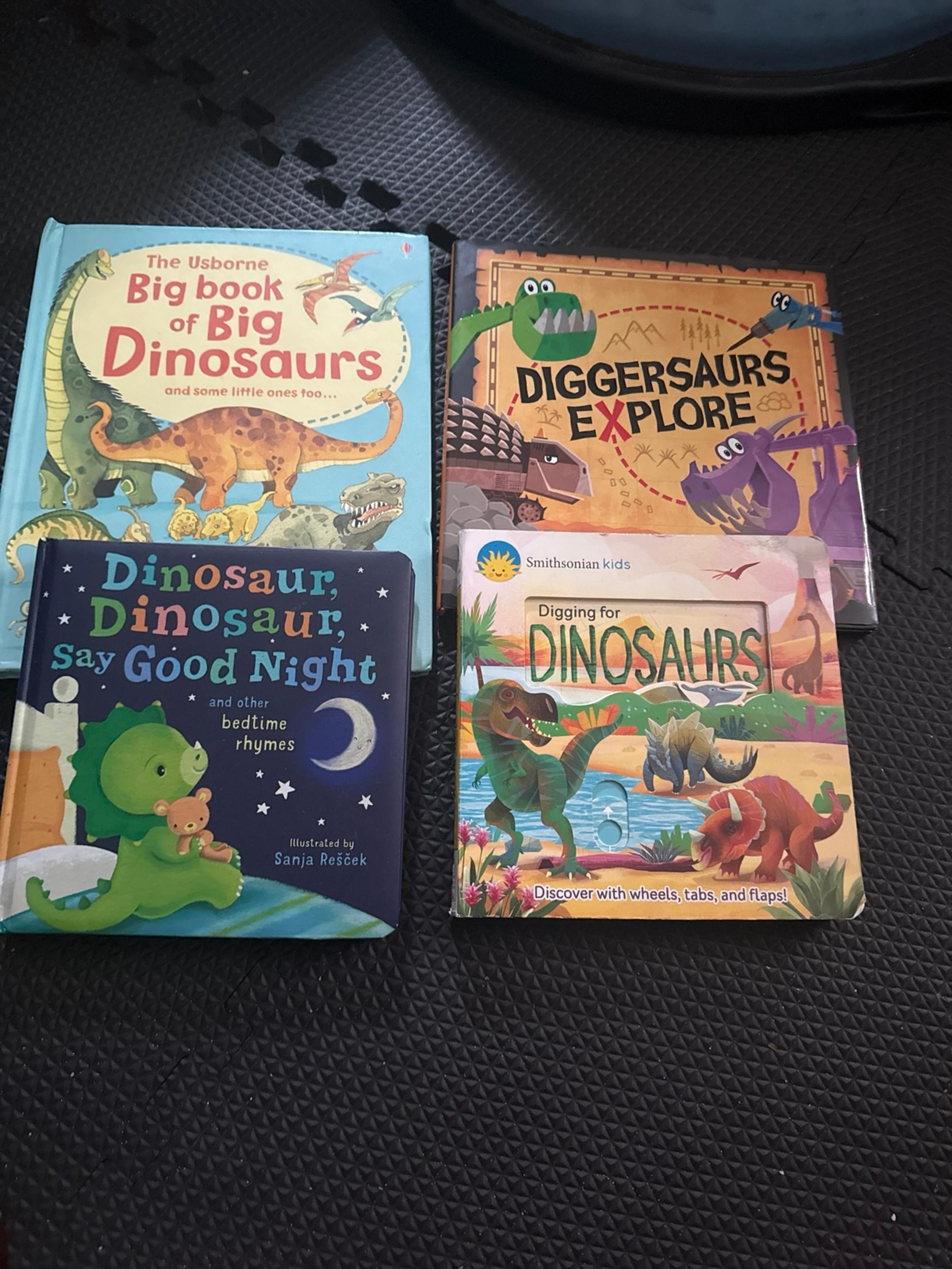 4 Hard Cover Children’s Dinosaur Books