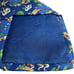 Salvatore Ferragamo Italian Italy blue swan pond bridge 100% silk tie