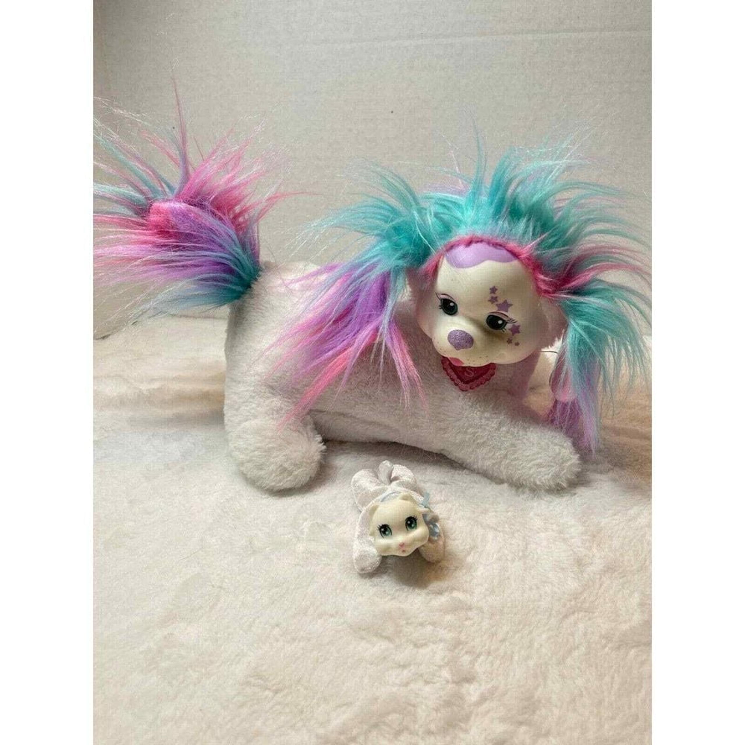 Puppy Surprise White Pink Purple Blue Missy Mama Cat & 1 Pup Dog 2018 Just Play