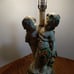Children boy and girl love playing this plaster chalk table lamp