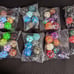 50 PCS D20 Dice Set with Black Pouch for DND RPG MTG Games Multi Colored