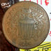 1864 2c Error Rim US Mint Coin