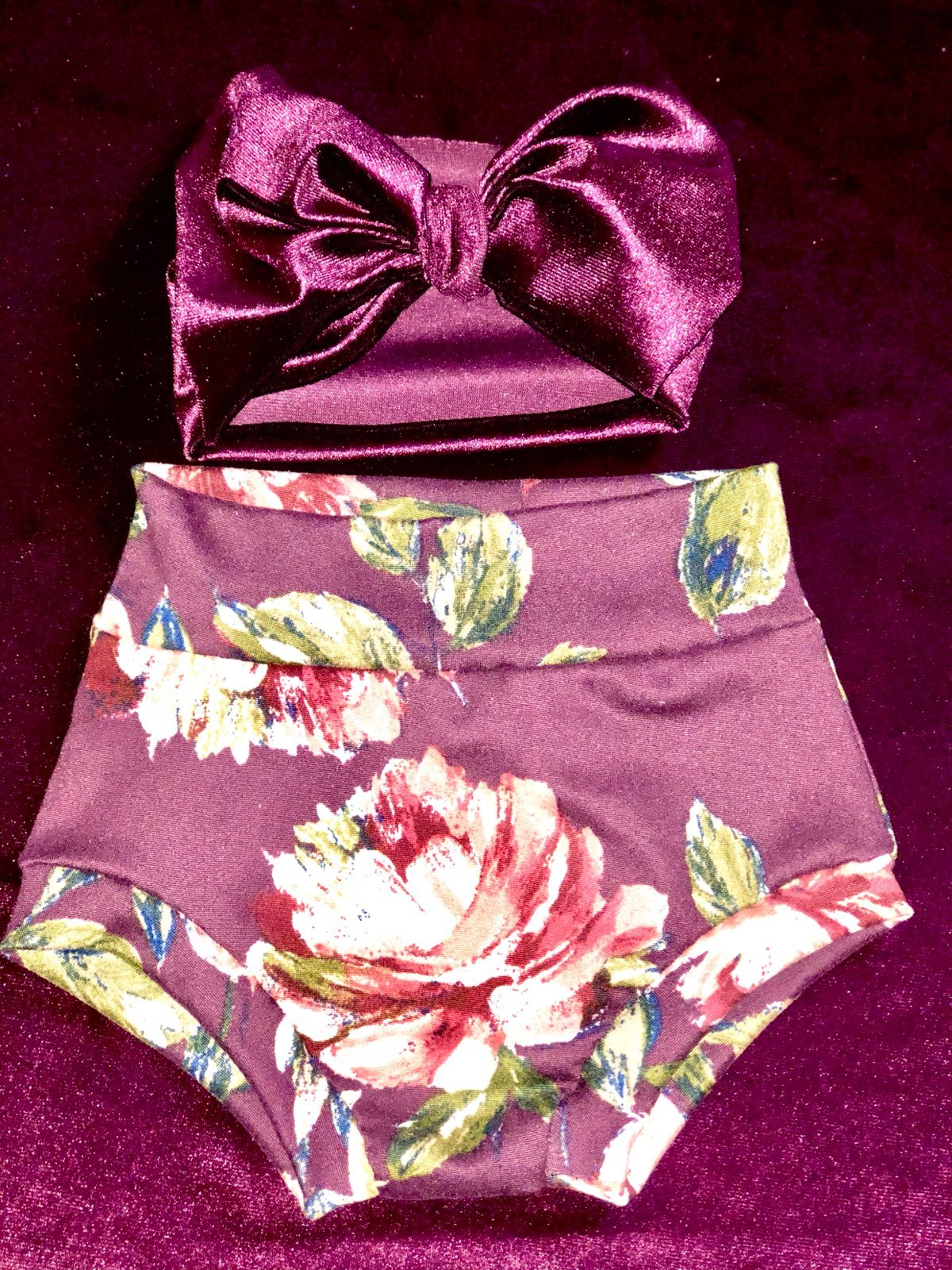 Headwrap And Bummies Set Bundle