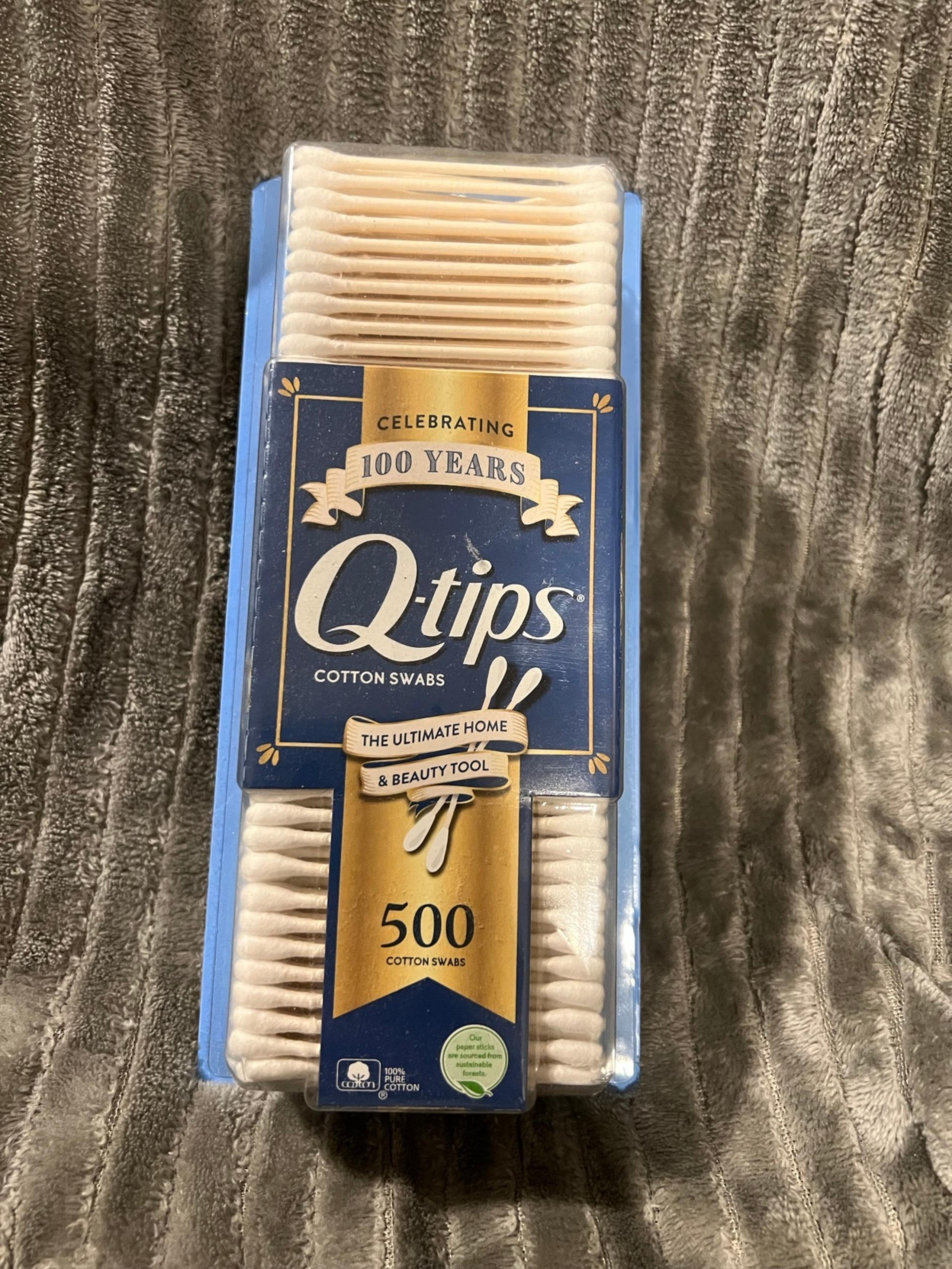 Q-Tips Cotton Swabs 500 new with box.