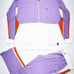 Atiziano sweatsuit set purple,orange ,white 3xlarge
