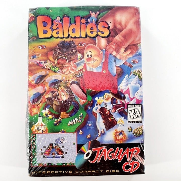 Baldies (Atari Jaguar CD) **Crushed Box** Brand New Sealed