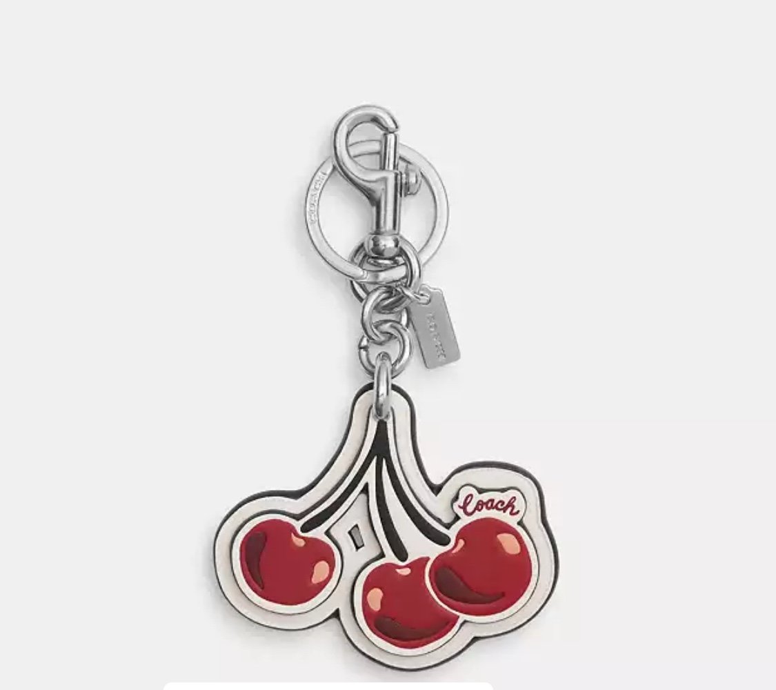 Coach Cherry Bag Charm