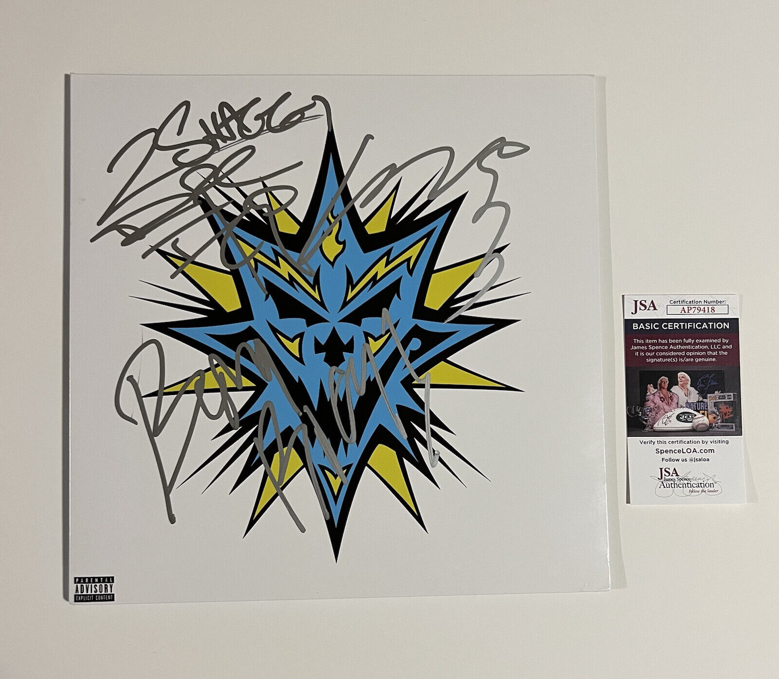 INSANE CLOWN POSSE SIGNED “BANG POW BOOM” VINYL RECORD ICP SHAGGY VIOLENT J