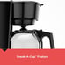 12-Cup Coffee Maker with Easy On/Off Switch, Easy Pour, Non-Drip