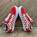 Vans Old Skool Red Checkerboard Skateboard Sneakers Womens Size 9 Unisex Shoes