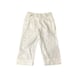 Death To Tennis White Linen Cropped Pants