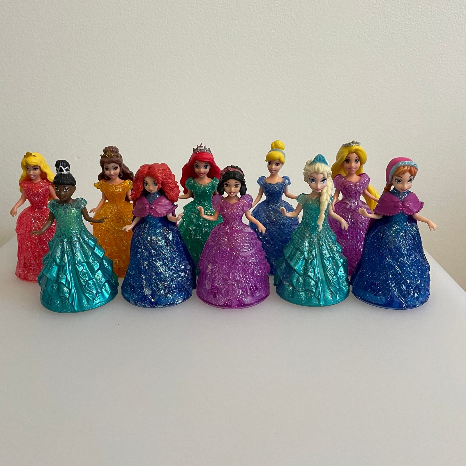 Disney Princess Magiclip & glitter glider kingdom dolls bundled lot