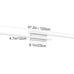 Aipsun 47.2inch Vanity Lighting Fixtures LED Vanity Light Modern Bathroom Light