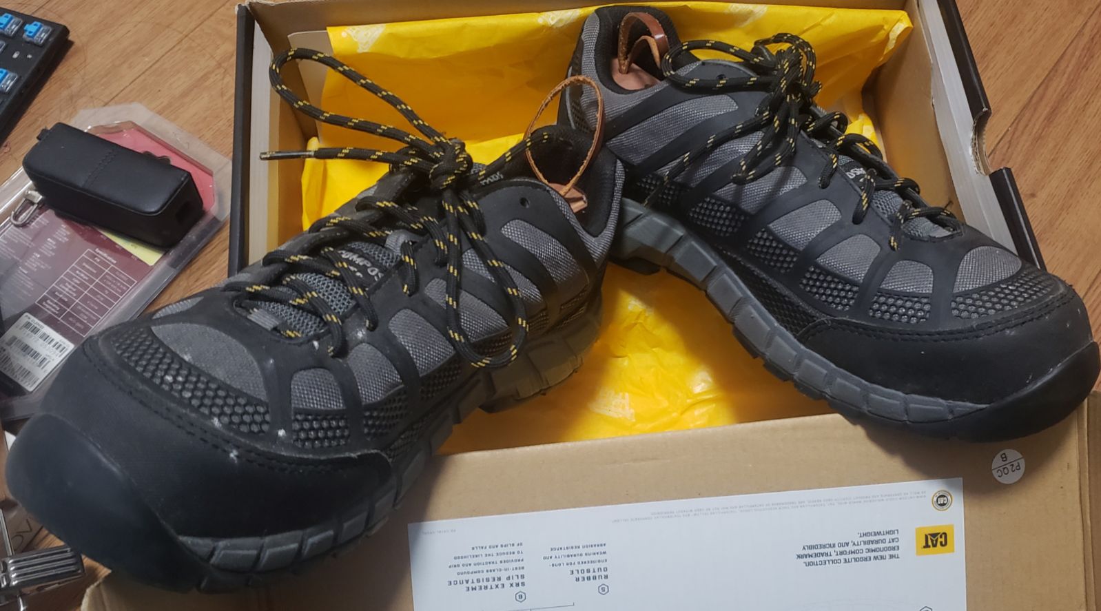Caterpillar composite toe shoes