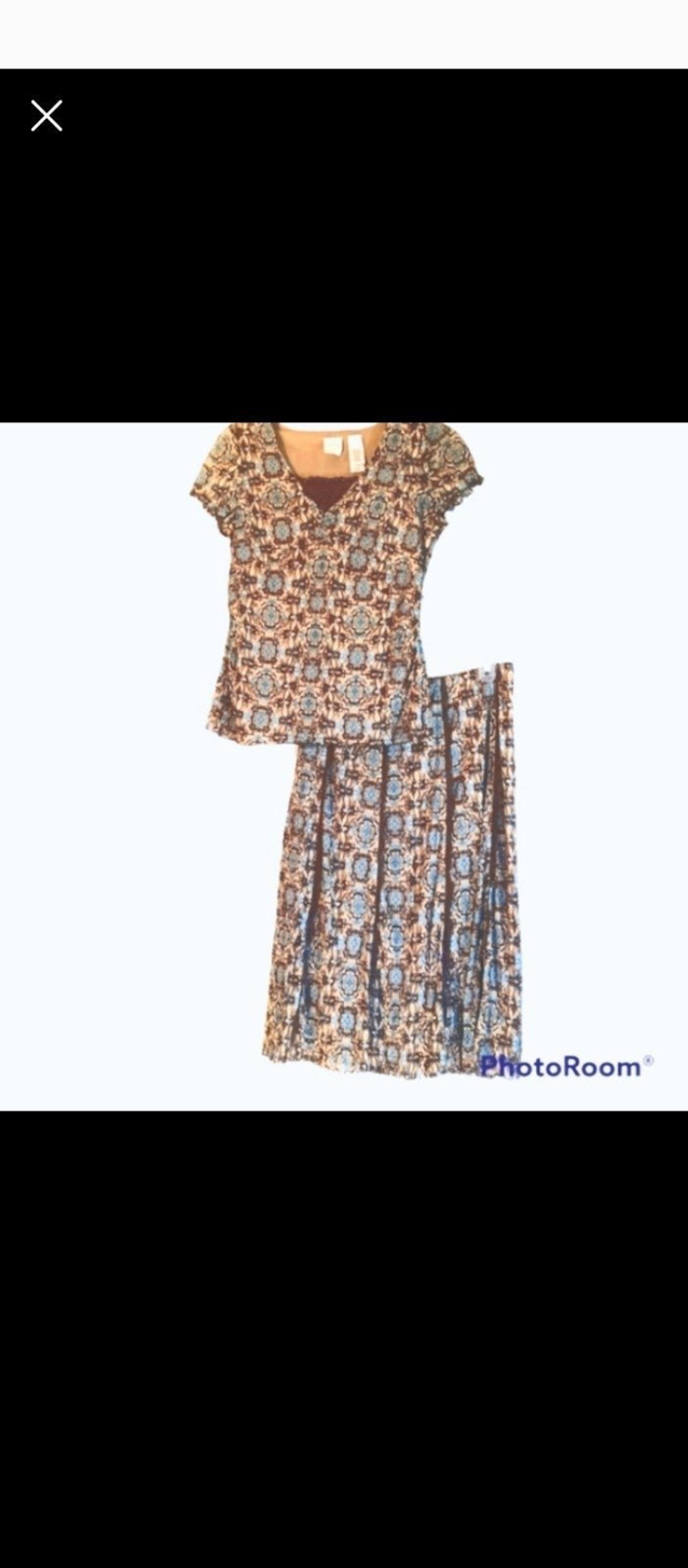 Vintage Emma James skirt suit set