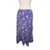 J.JILL Purple Floral Paisley Tiered Midi Skirt Size Medium Tall Pull On Lined