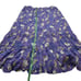 J.JILL Purple Floral Paisley Tiered Midi Skirt Size Medium Tall Pull On Lined
