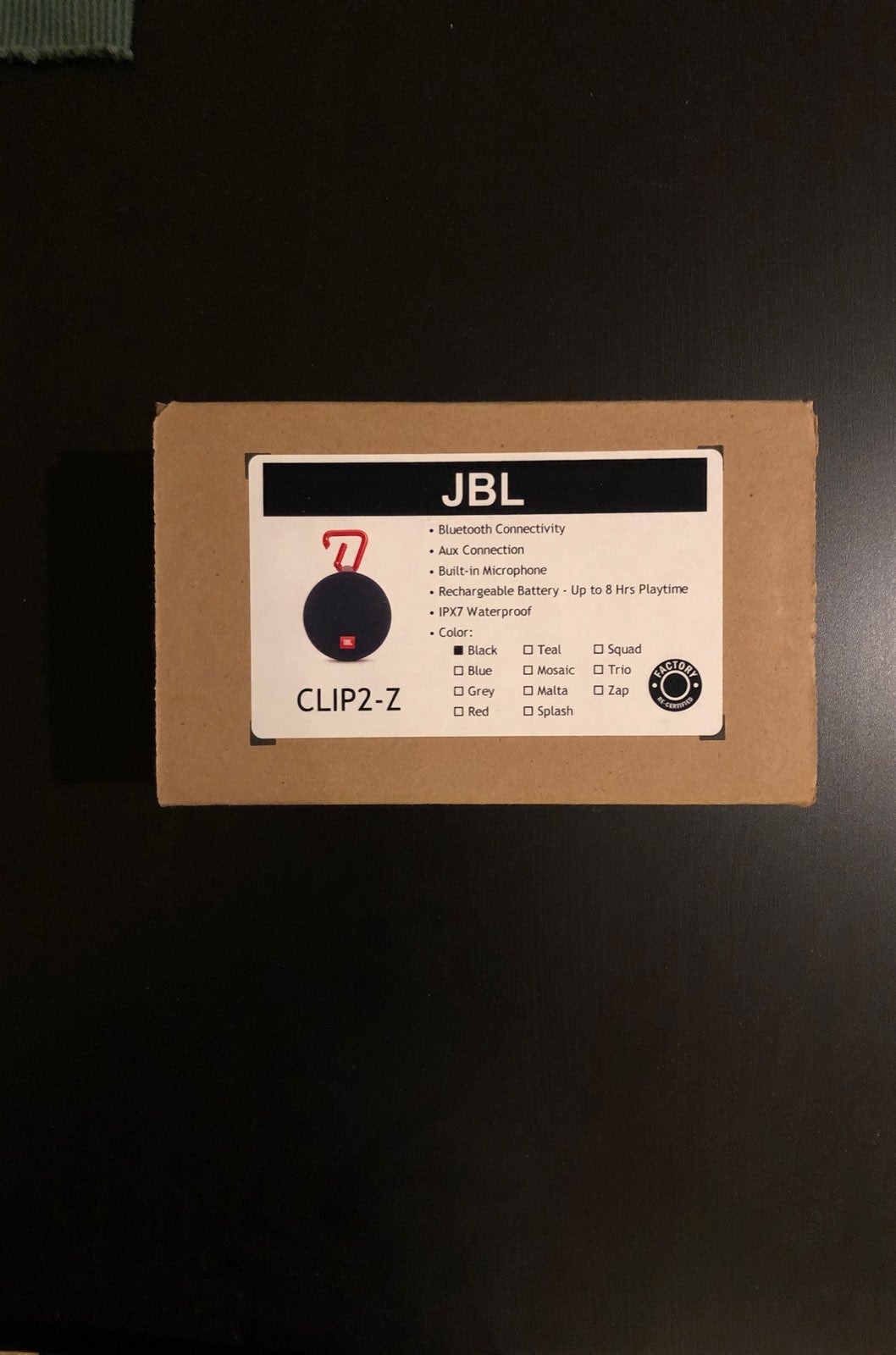 Jbl clip2-z