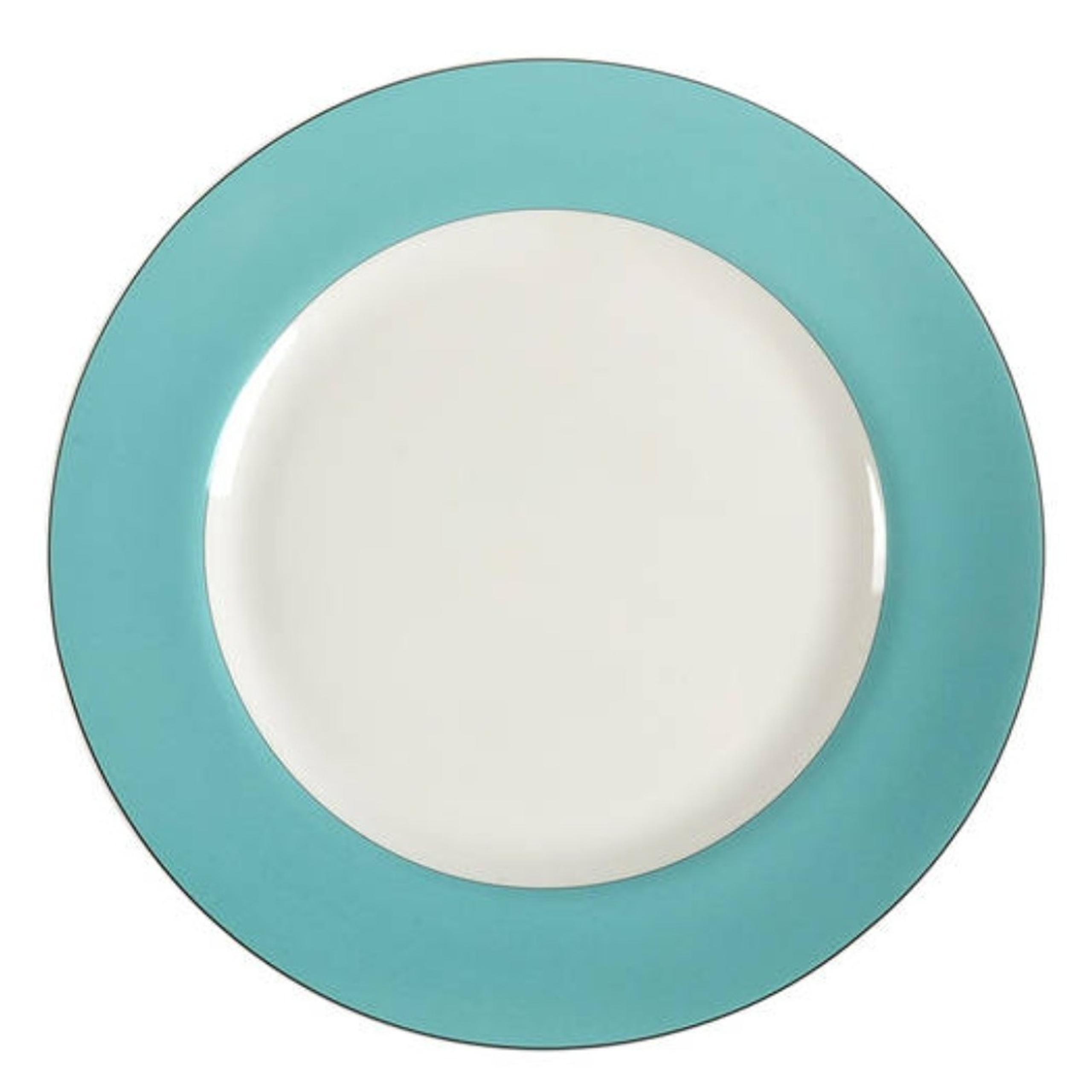 Kate Spade Lenox Rutherford Circle Turquoise Dinner Plate Replacement Discontinu