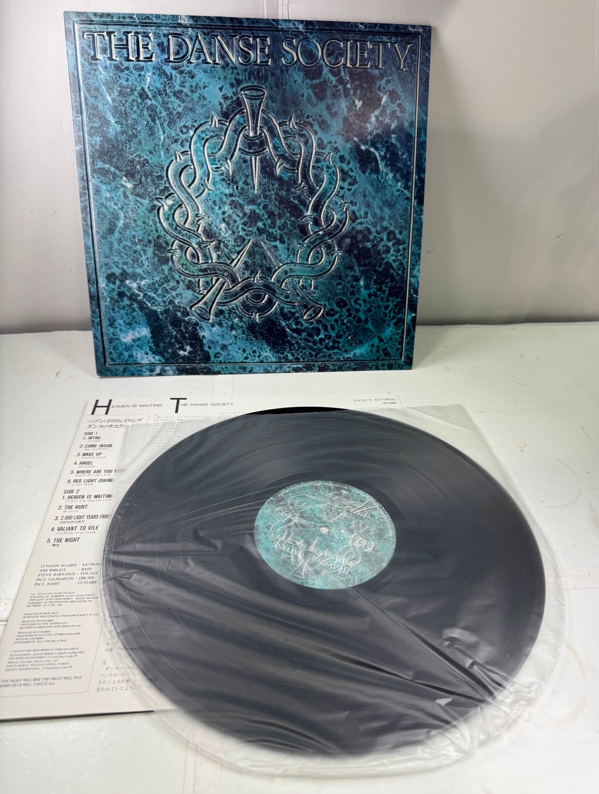THE DANSE SOCIETY Heaven Is Waiting Vinyl Record 1984 Japan Goth Rock Japanese