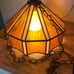 Stained glass hanging lamp