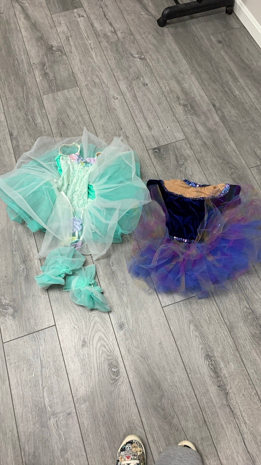 Pair of Vintage Tutus with Arm Bands Size M. In excellent condition. The green h
