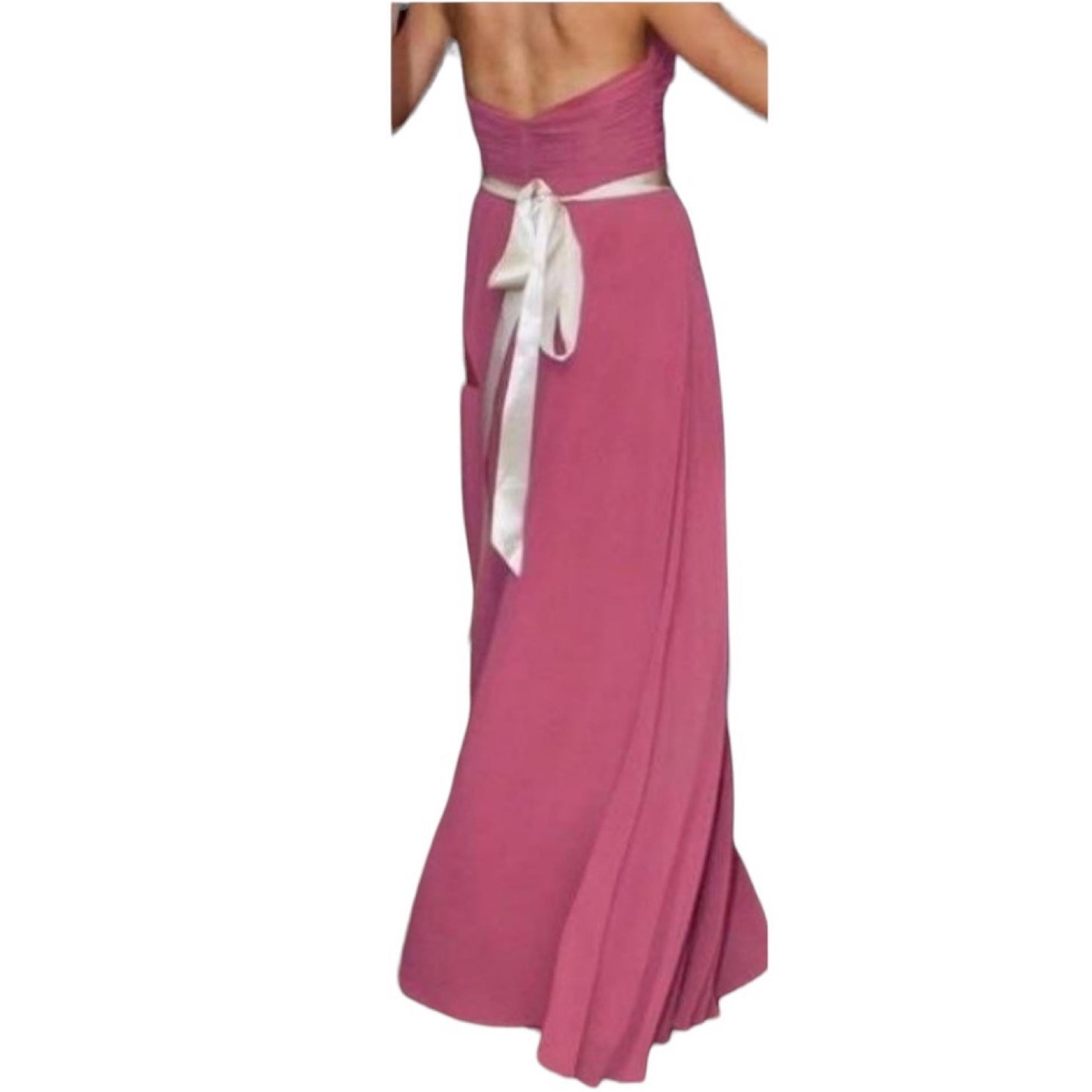 WTOO by Watters & Watters Cocktail Dress A-Line,Color Roseglow/Oatmeal.