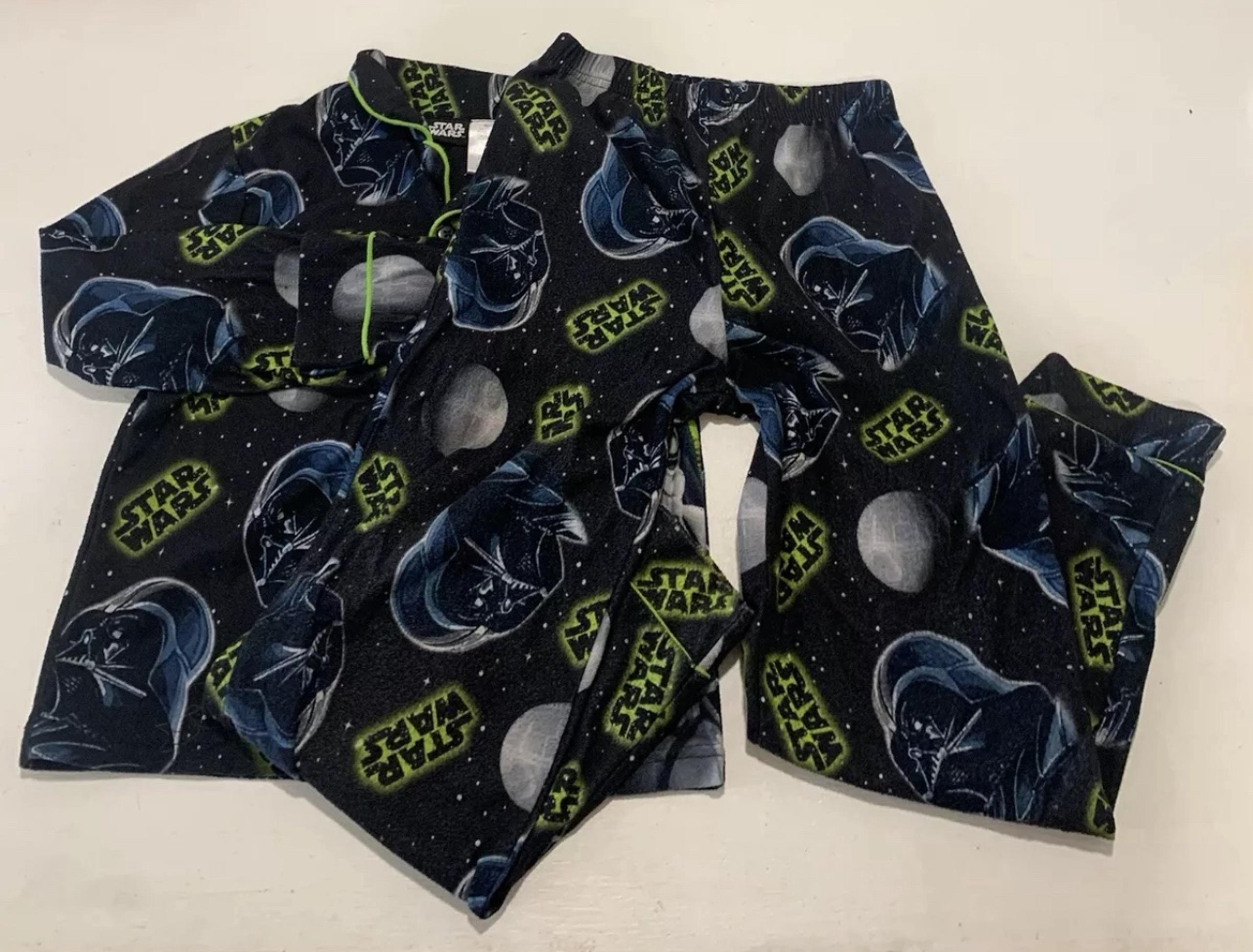 Boy STAR WARS 2 Pc Pajamas Lounge Set Size 8