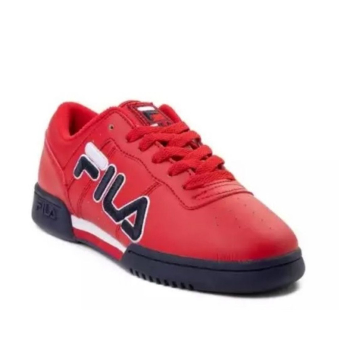 Fila Original Fitness Classic Retro Casual Athletic Shoes Red Size 5 Lace