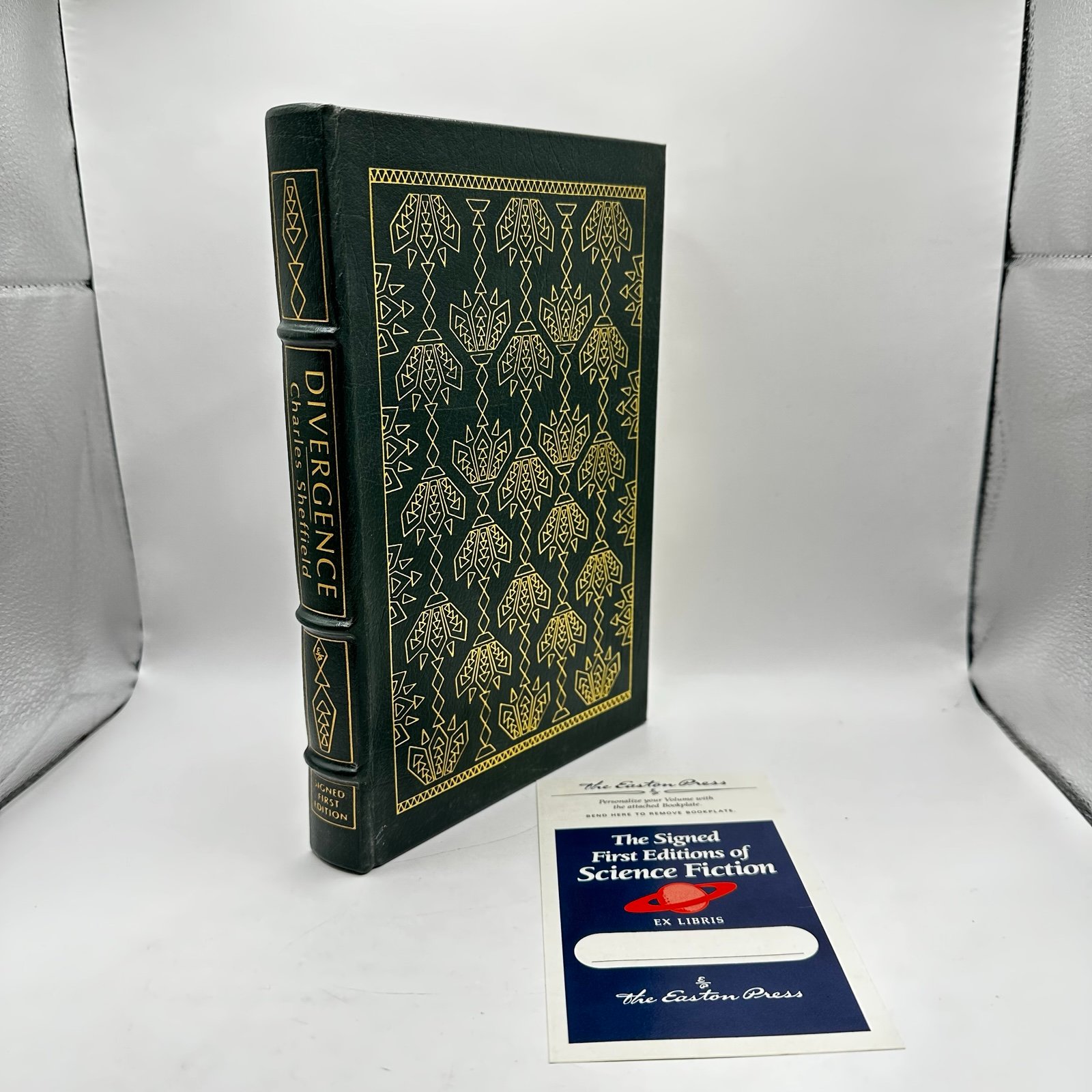 Easton Press 1991 Divergence Charles Sheffield SIGNED 1st Ed Leather Bound NF