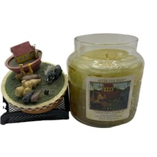 Yankee Candle After The Rain with Noah’s Ark Lid Warren Kimble 14.5 OZ Jar