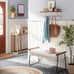 Brand New 2 Farmhouse Style Wall-Mounted Storage Hooks/Shelf Set