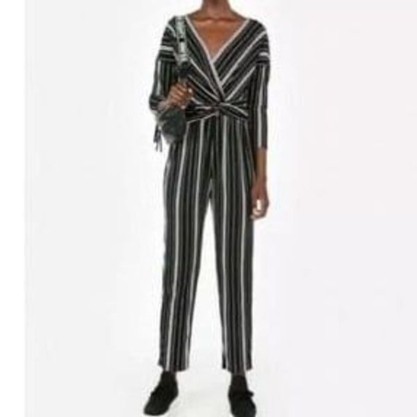 Express NWT TwistFront Surplice Jumpsuit
