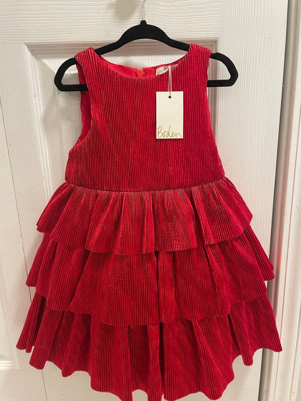 Mini Boden Girls Ruffle Party Dress