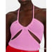 Victor Glemaud waffle-knit halterneck top