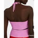 Victor Glemaud waffle-knit halterneck top