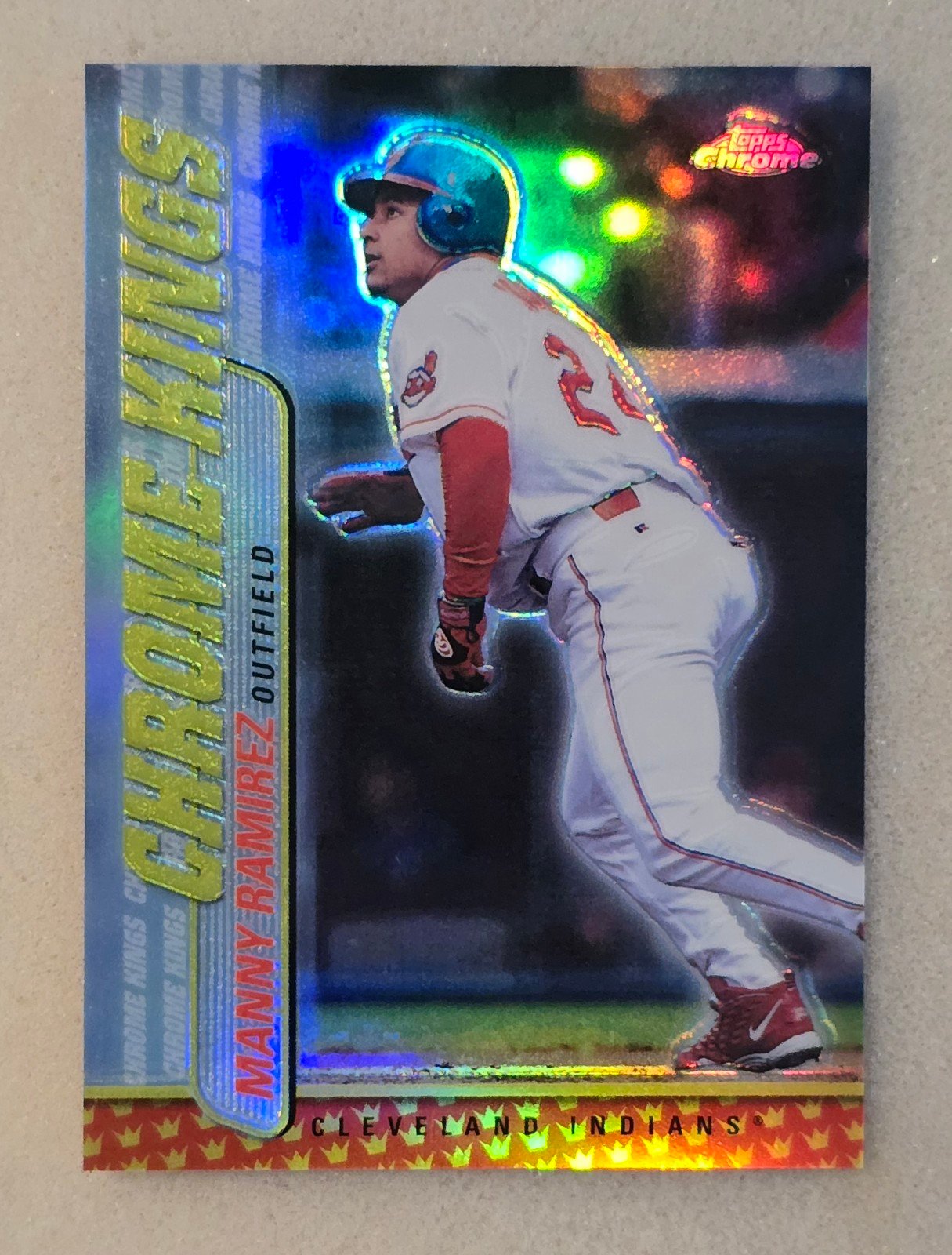 2000 Topps Chrome MANNY RAMIREZ #CK6 Chrome Kings Refractor #/198 Cleveland