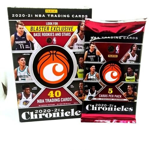 2020-21 Panini NBA Chronicles Trading Cards (5) SINGLE PACKS