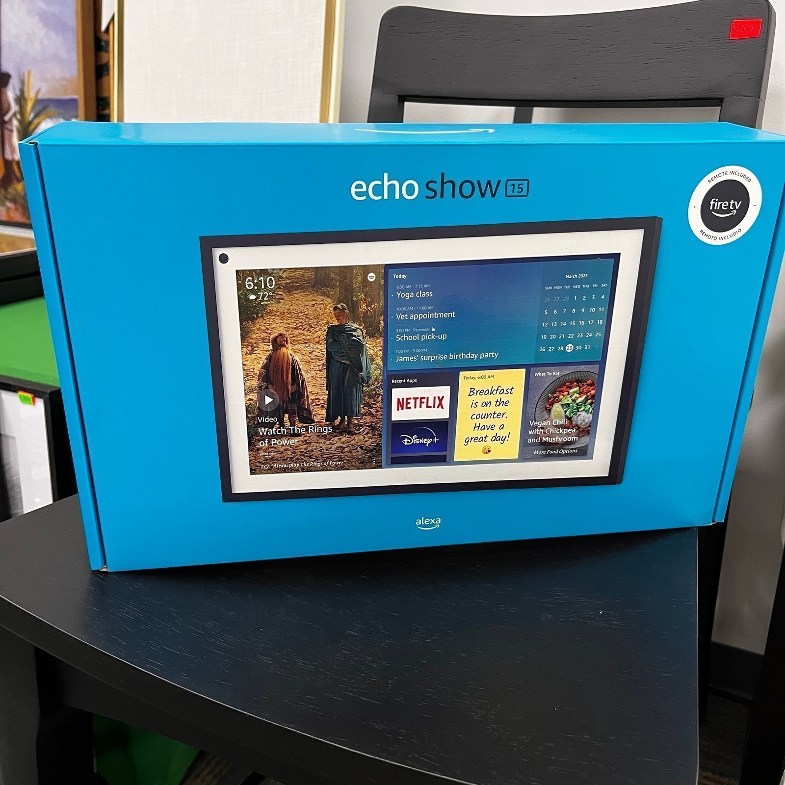 Amazon Echo Show 15 Full HD 15.6 Smart Display with Alexa