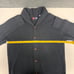 Chaps Men's Shawl Collar Cardigan Sweater Textured Knit Button Front Navy Blue