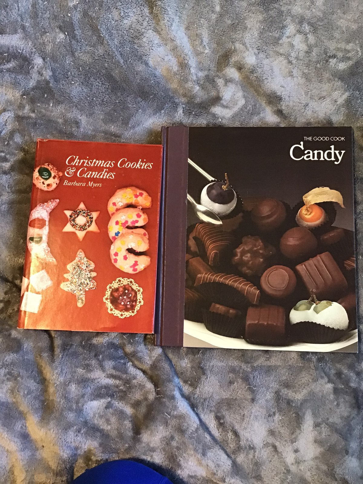 Lot of 2 candy making cookbooks, vintage