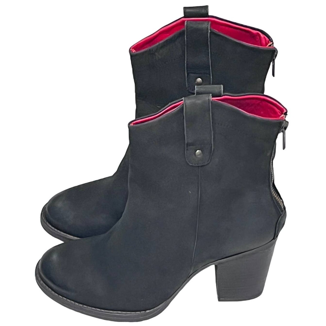 ALCALA'S Chicago Black Leather Boots - NEW - Women's Size 8